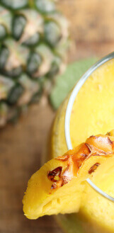 Ananasowe smoothie tło